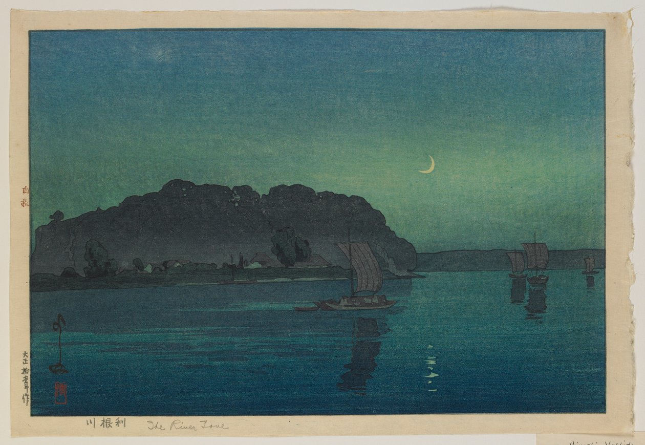 Tone-rivier, Taisho-periode door Hiroshi Yoshida