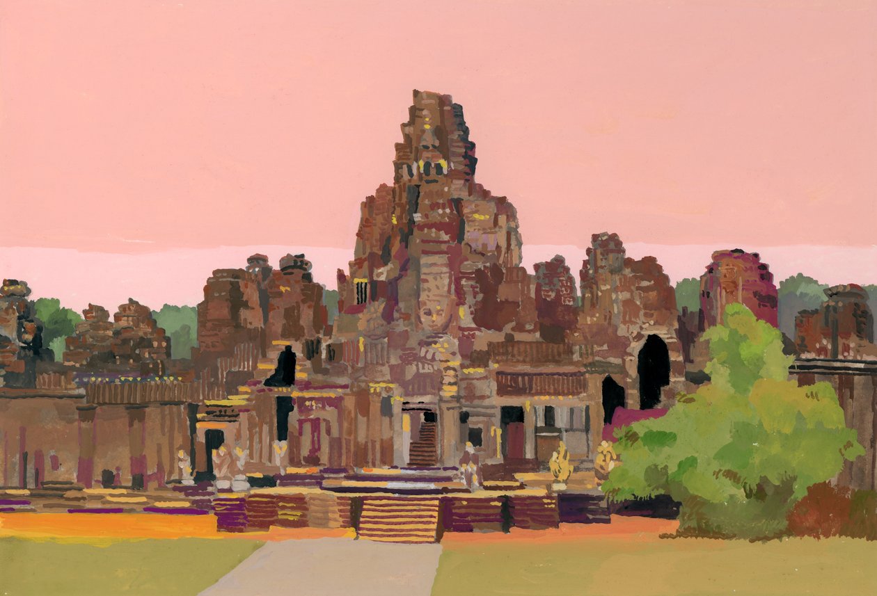 Angkor Thom in Cambodja, 2016 door Hiroyuki Izutsu