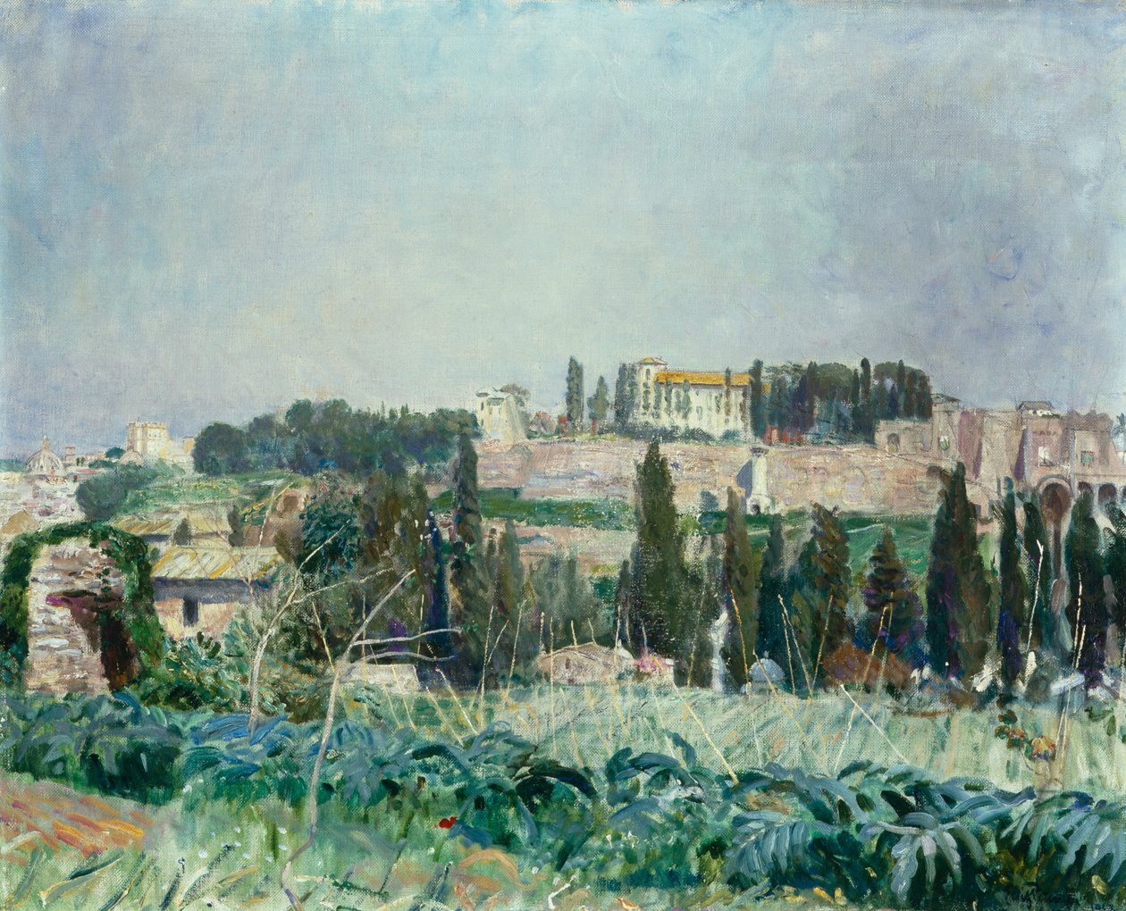Aventijnse Heuvel door Hjalmer Eilif Emanuel Peterssen