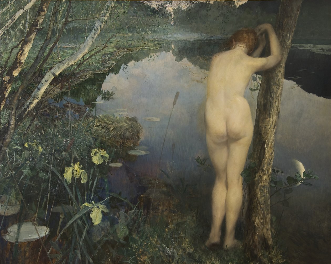 Nocturne, 1887 door Hjalmer Eilif Emanuel Peterssen