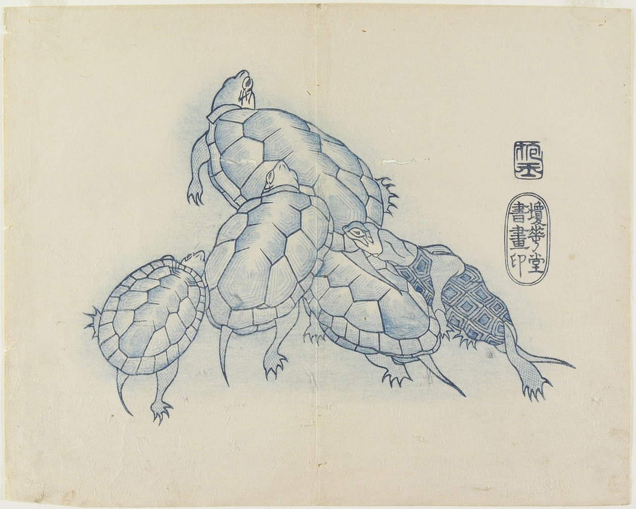 (Schildpadden), ca. 1830 door Hogyoku