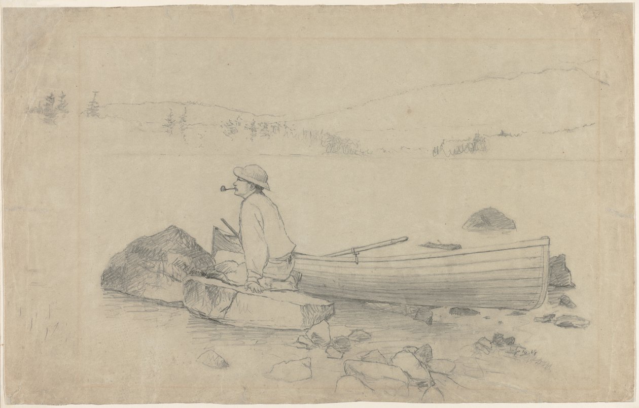 Adirondacks, 1868 door Homer Dodge Martin