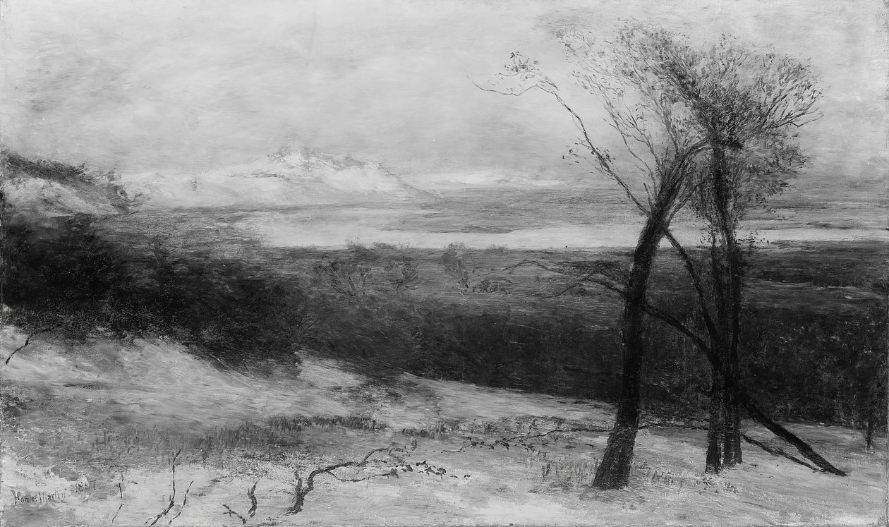 Achter Duinen, Lake Ontario, 1883-87 door Homer Dodge Martin