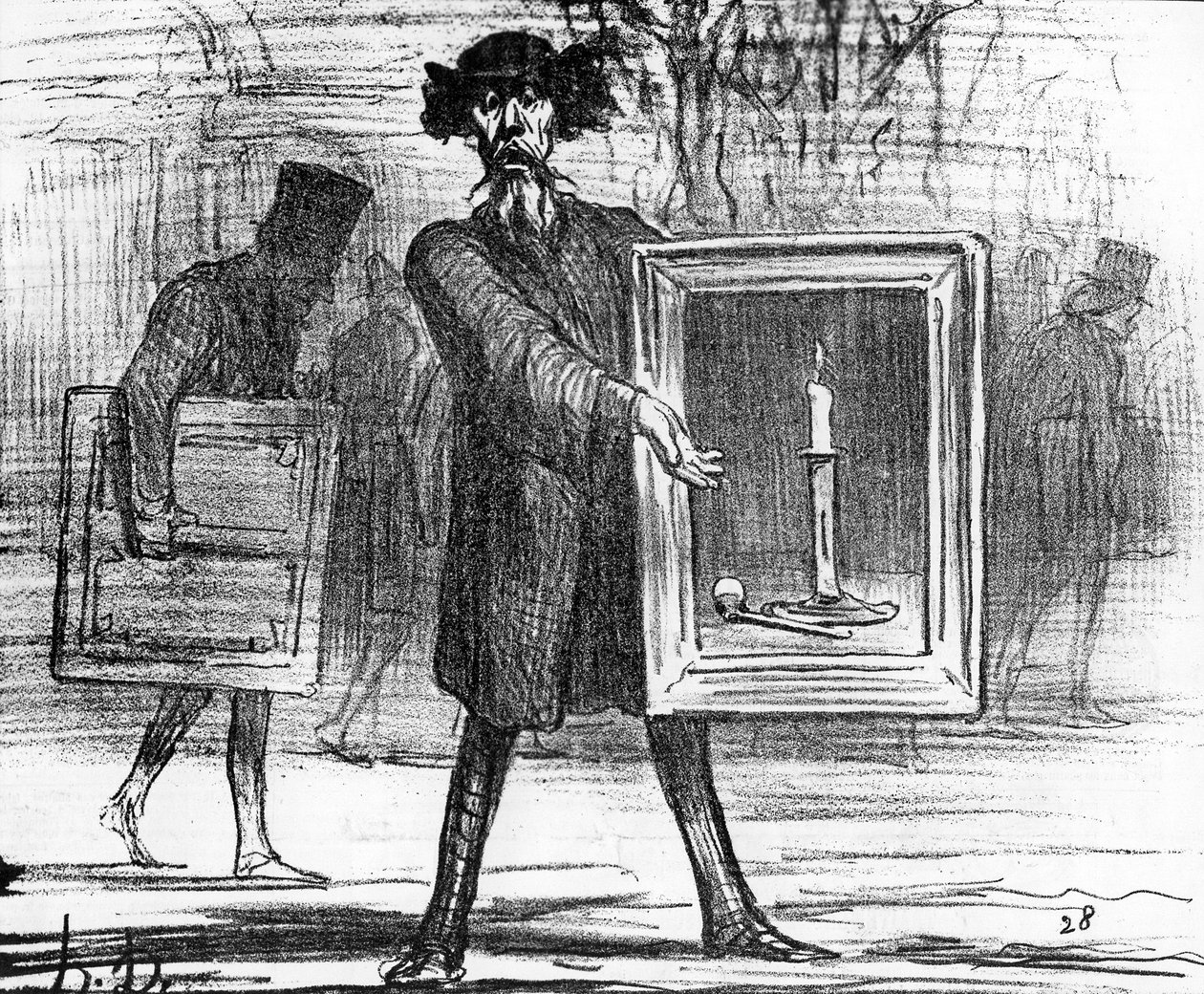Onwetenden... ze hebben dit geweigerd! door Honoré Daumier