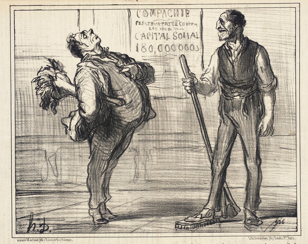Ik zie niet in waarom ze ons ook niet zouden benoemen door Honoré Daumier