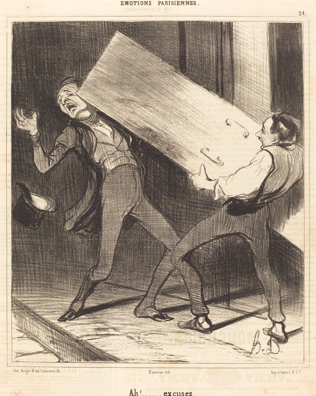 Ah! Excuseer door Honoré Daumier