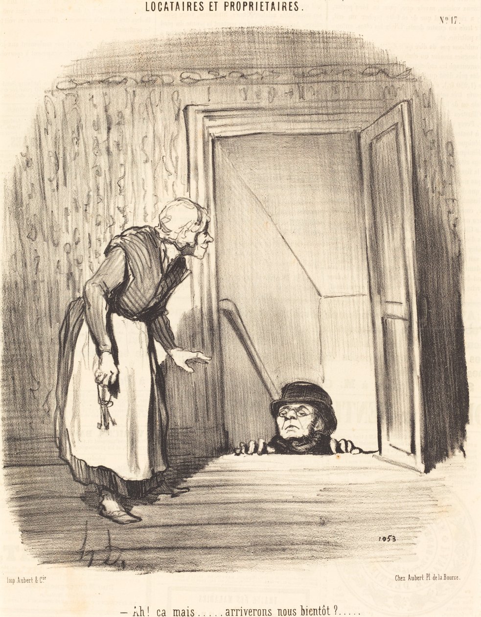 Ah! ça maar... zullen we binnenkort aankomen? door Honoré Daumier