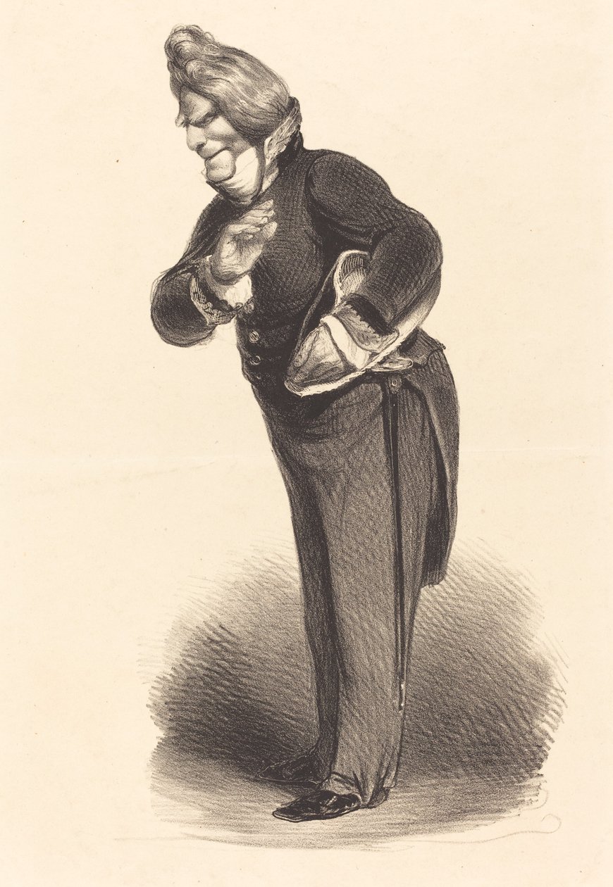 Amiral Verhuel door Honoré Daumier