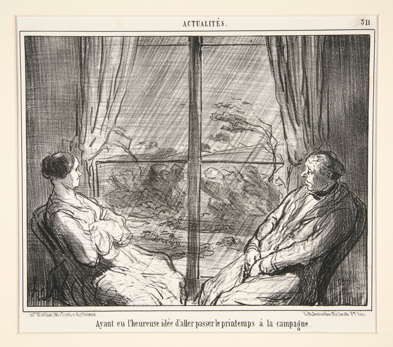Ayant eu l door Honoré Daumier