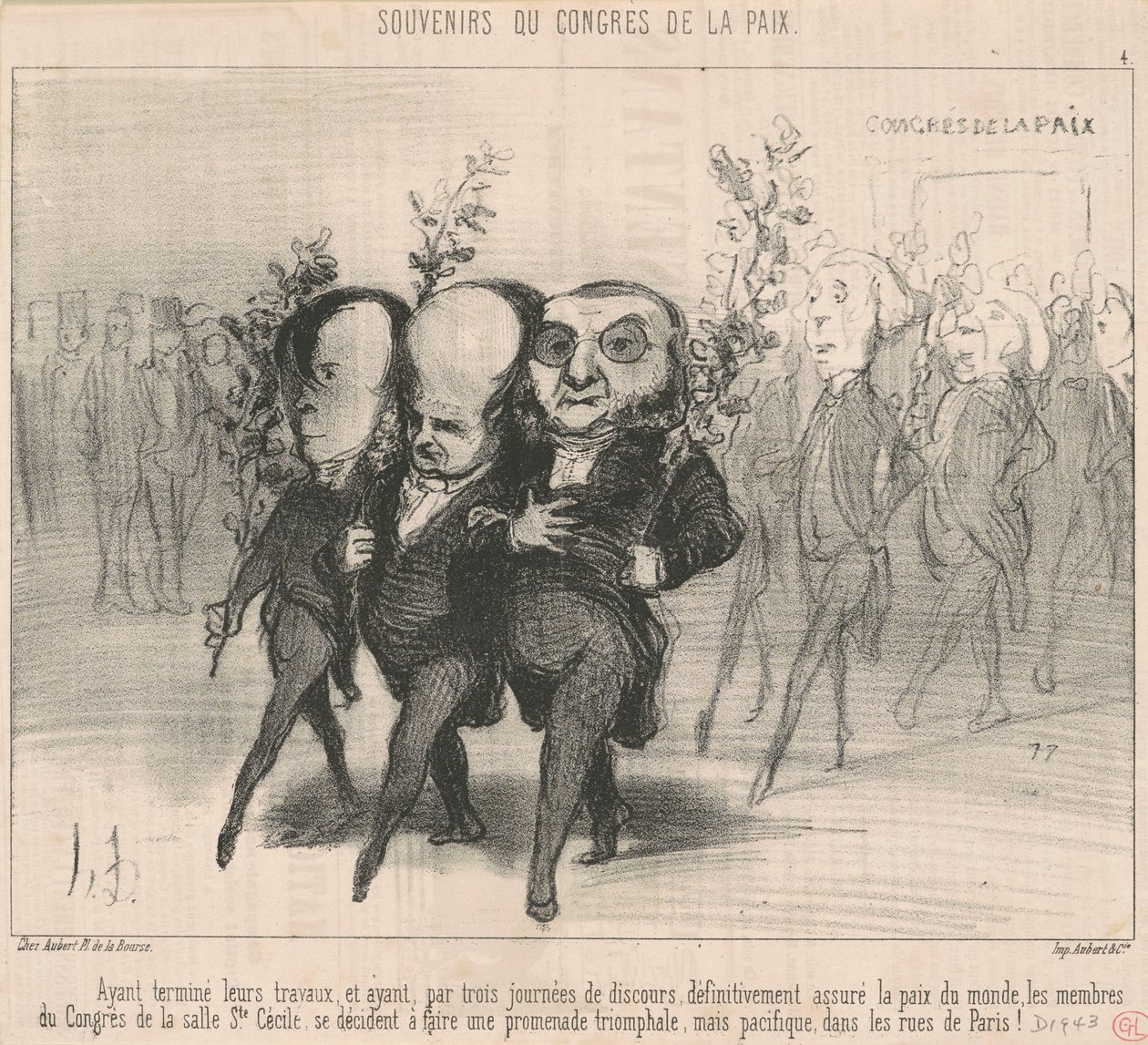 Hun werk voltooid door Honoré Daumier