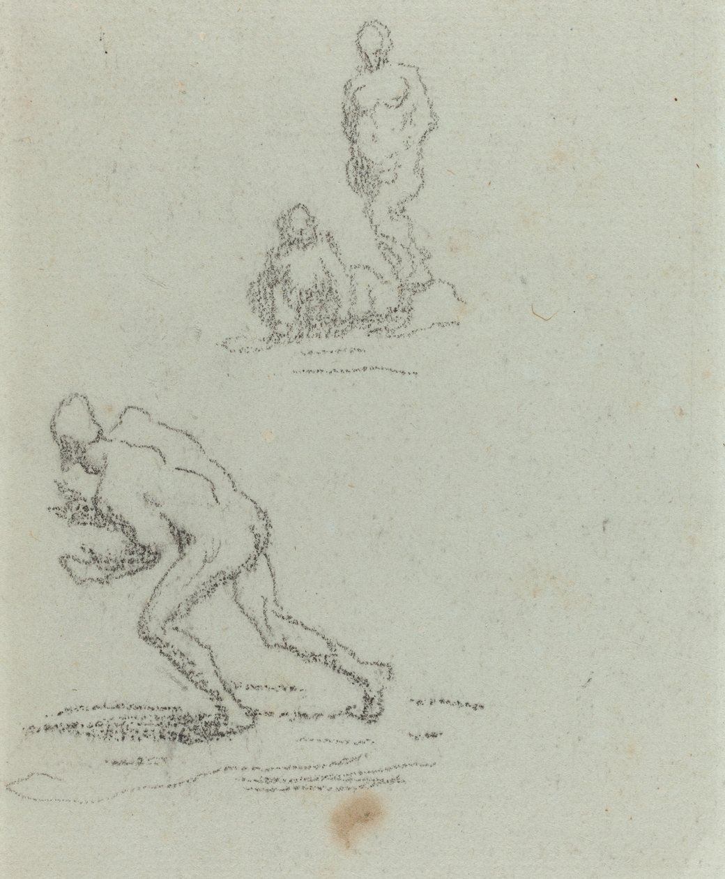Baden door Honoré Daumier
