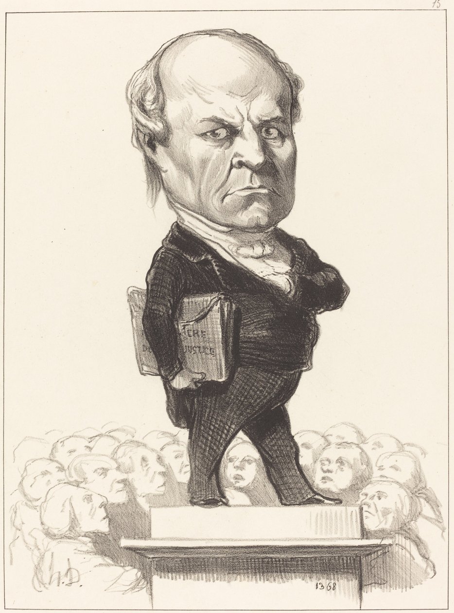 C.H. Odilon Barrot door Honoré Daumier
