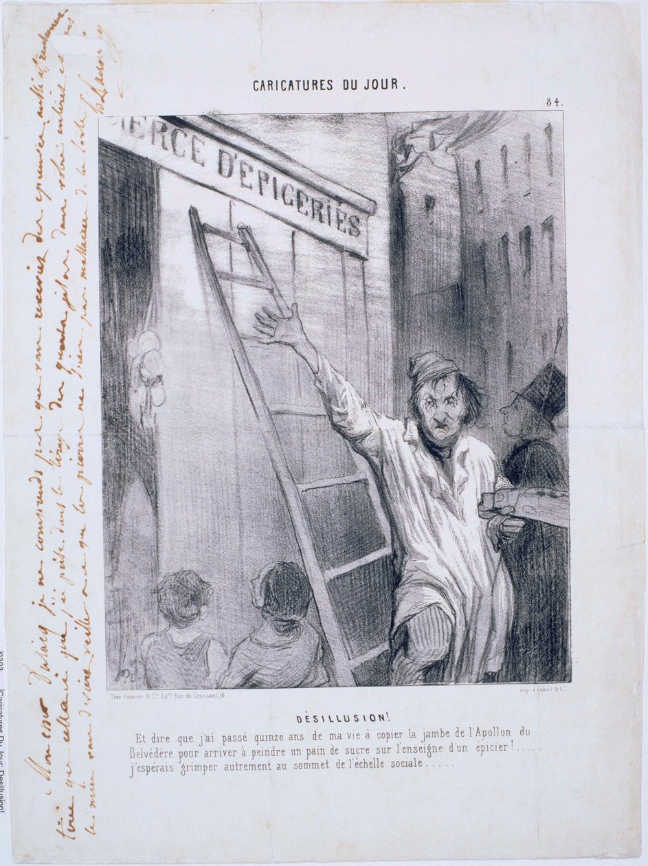 Dagelijkse Karikaturen - Ontgoocheling! door Honoré Daumier
