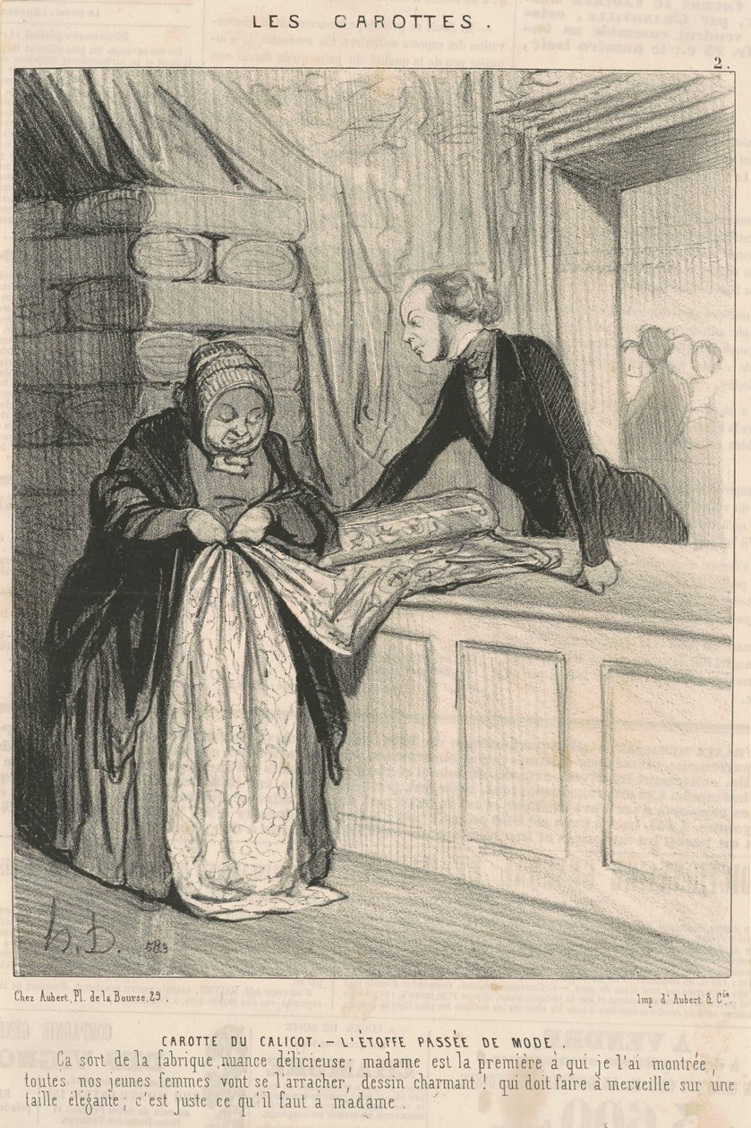 Calicotwortel door Honoré Daumier