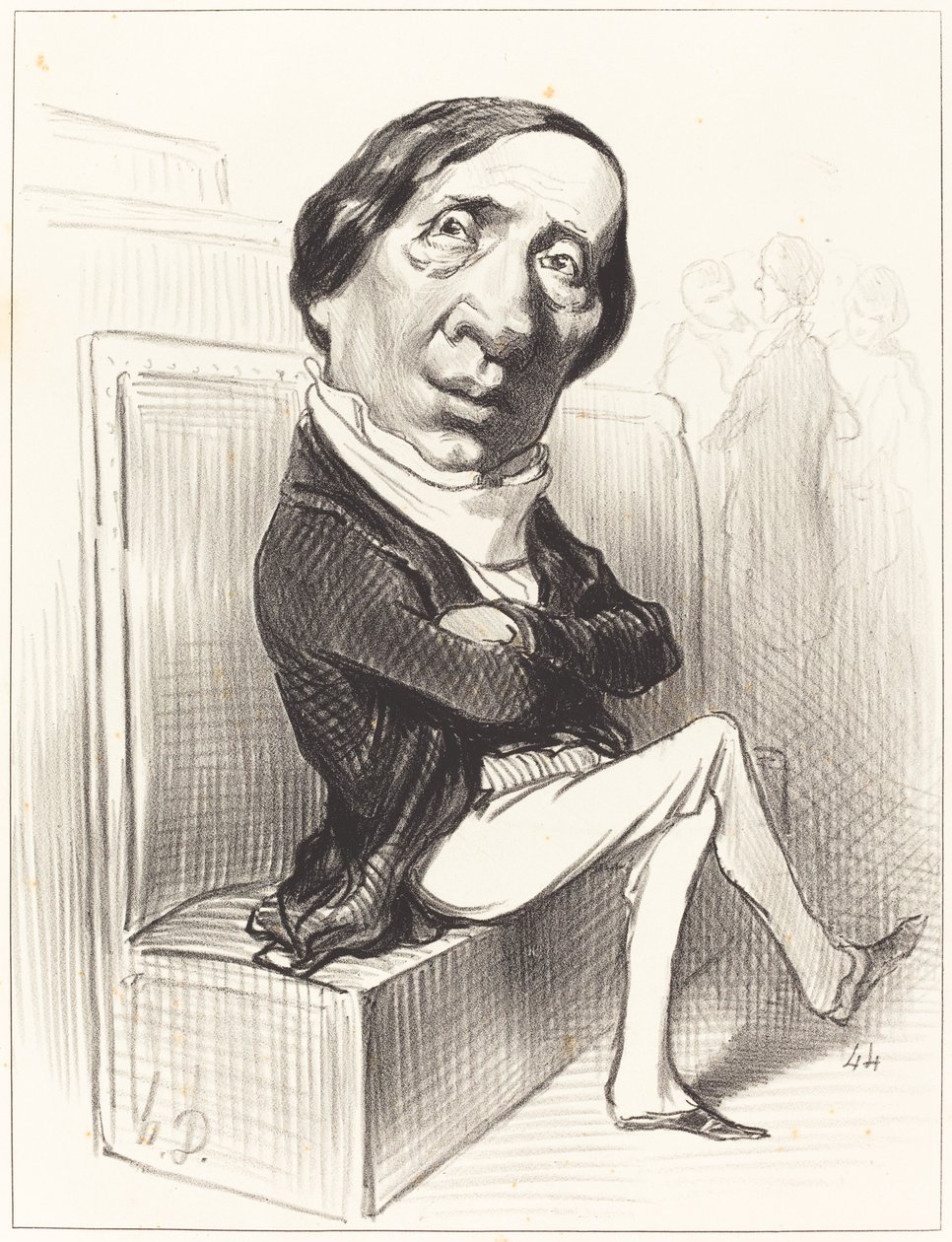 Charles Dupin door Honoré Daumier