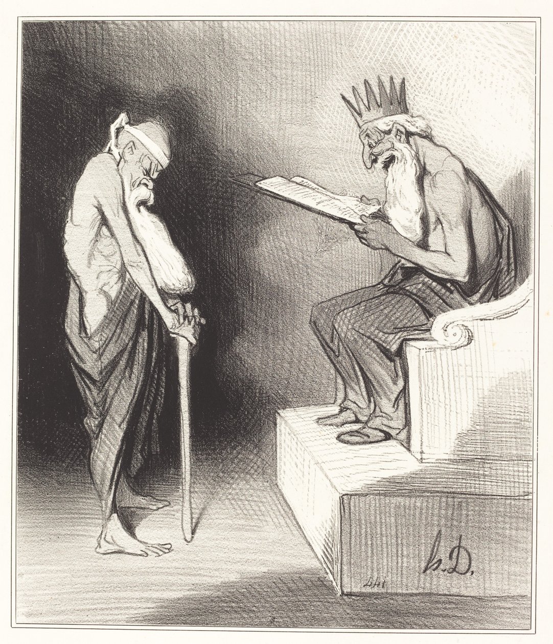 Clemence van Minos door Honoré Daumier