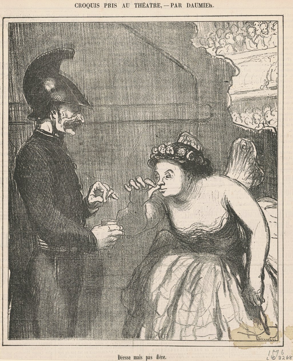 Godin maar niet Trots door Honoré Daumier