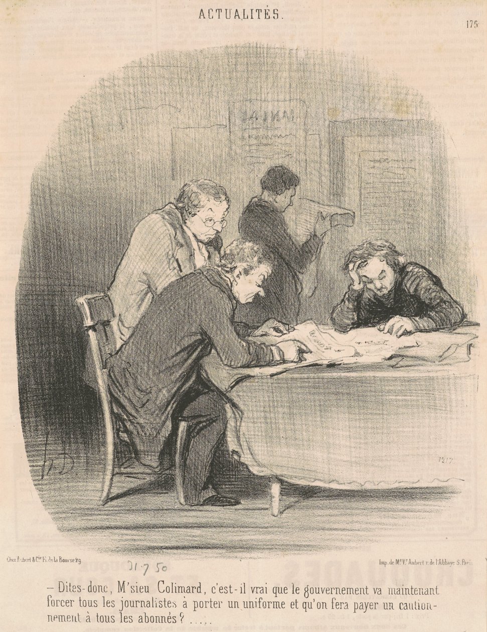 Zeg eens, meneer Colimard ... door Honoré Daumier