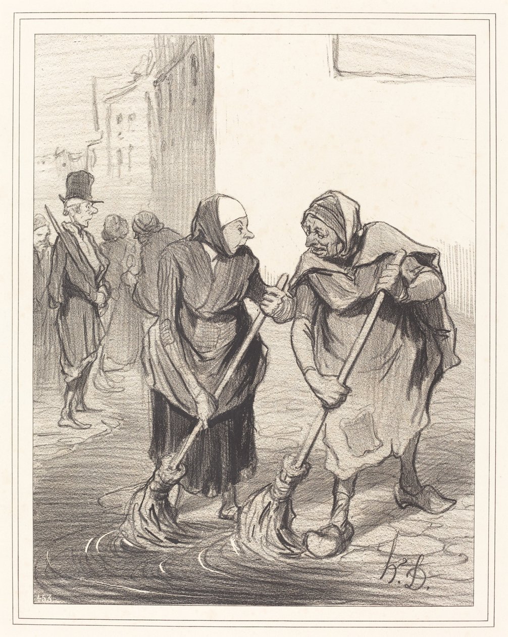 Dites donc, mame Giboulard... door Honoré Daumier