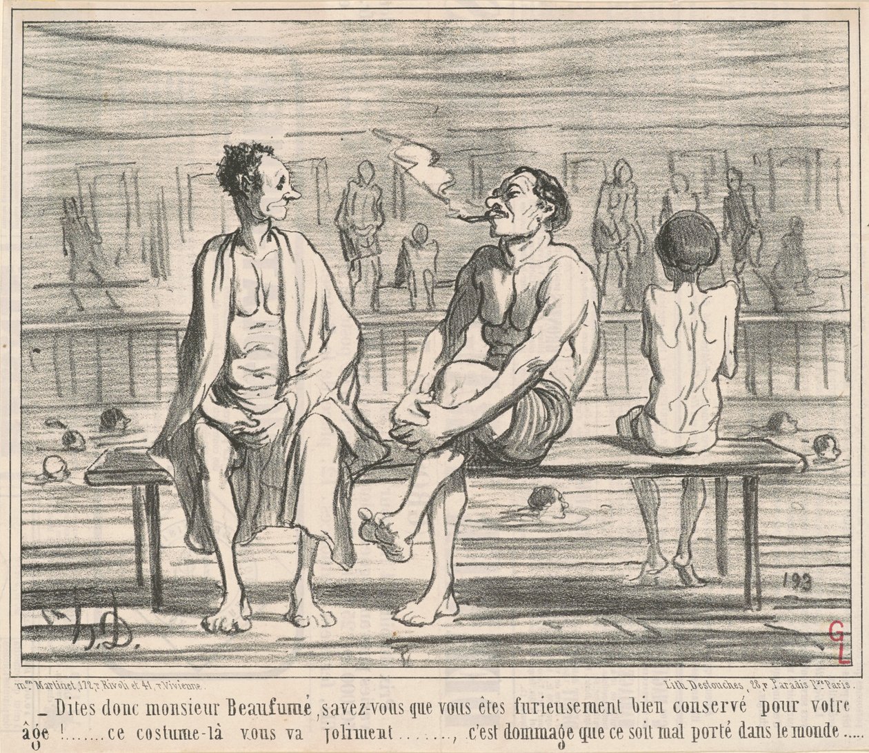 Zeg eens, meneer Beaufumé... door Honoré Daumier