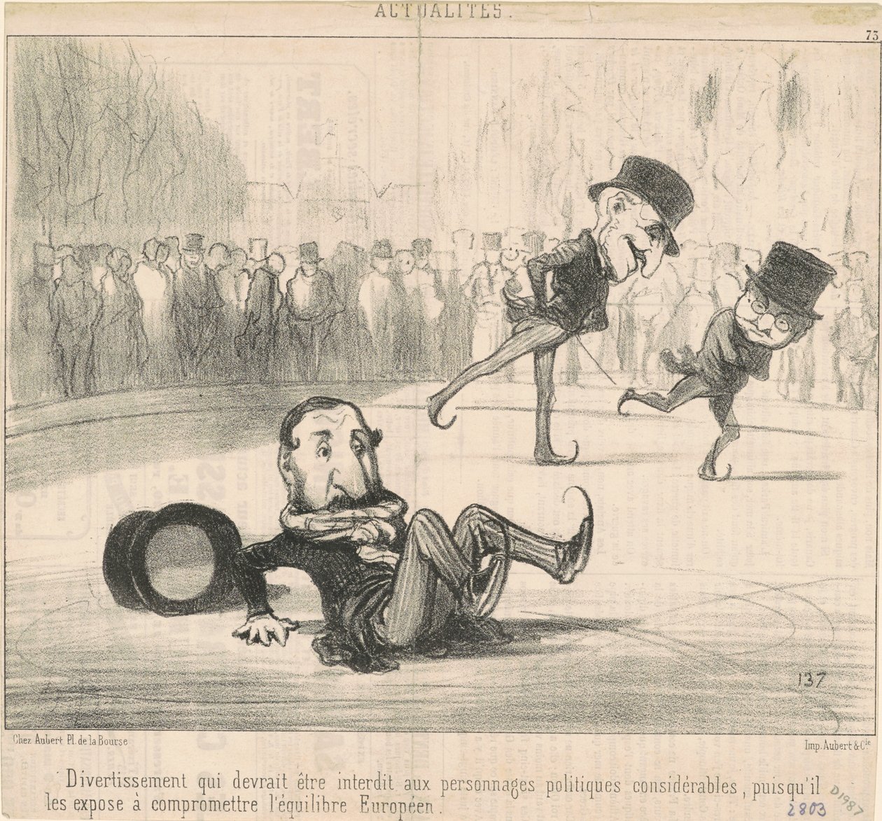Vermaak dat verboden zou moeten zijn ... door Honoré Daumier