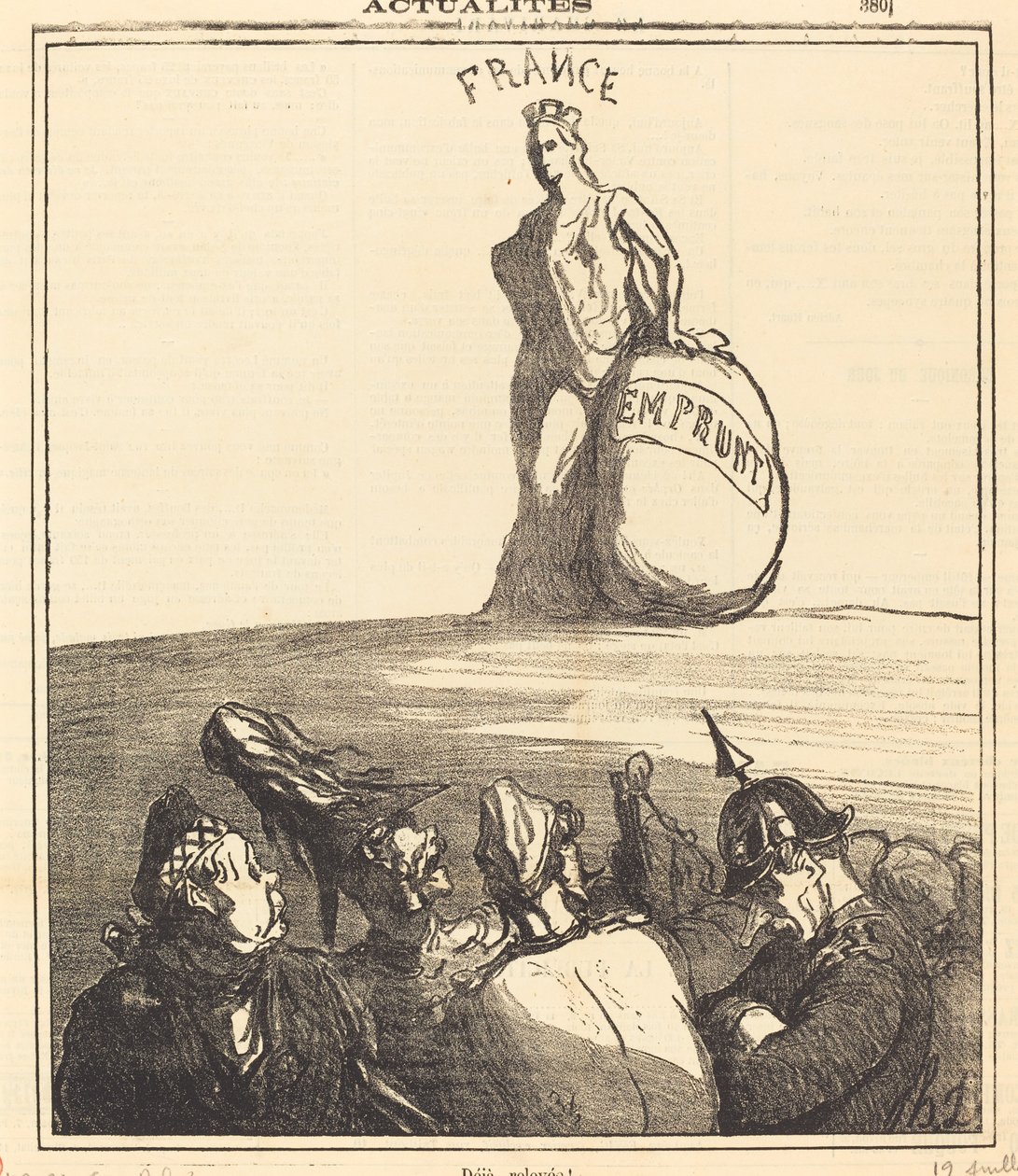 Alweer Opgestaan! door Honoré Daumier