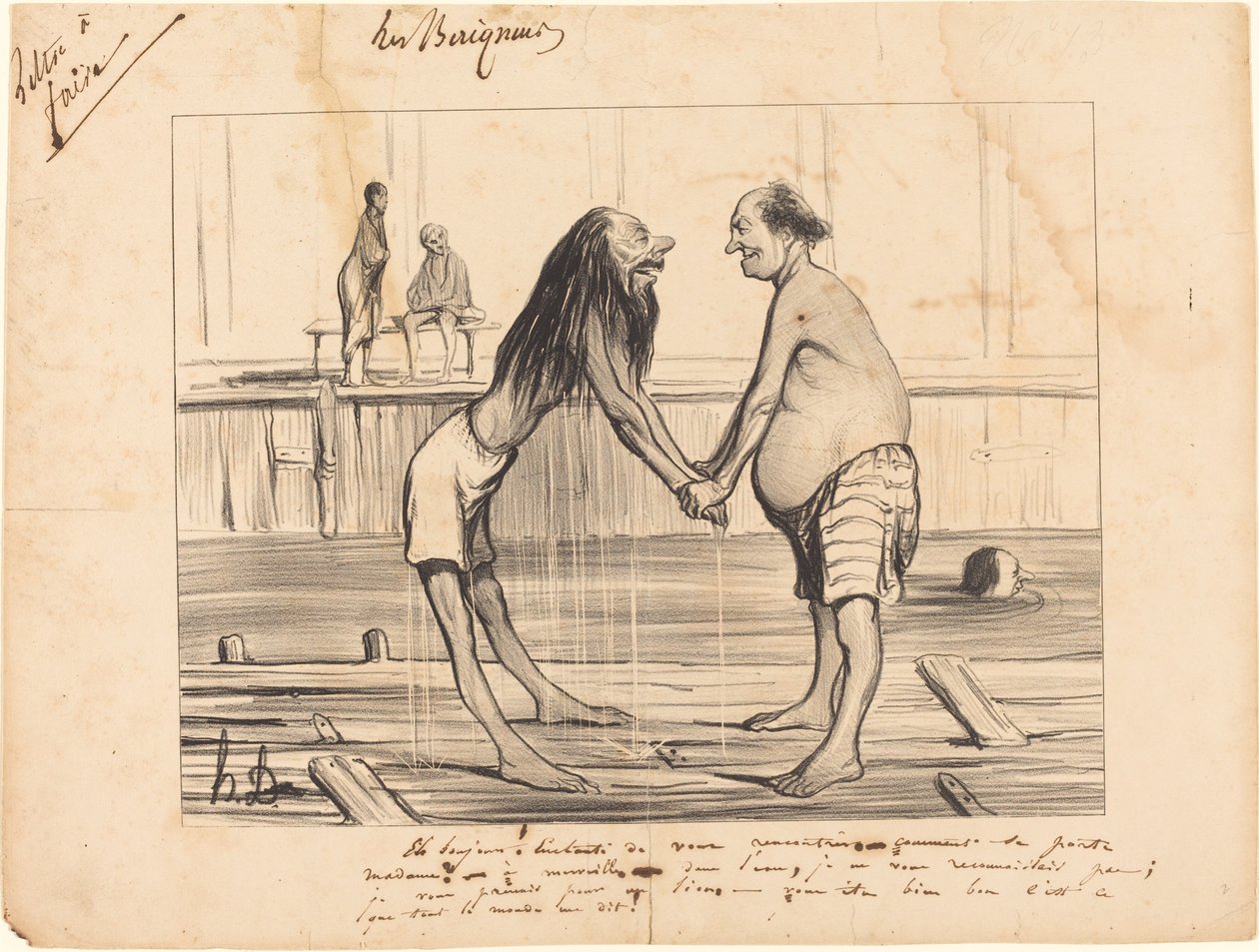 Hallo! aangenaam u te ontmoeten... door Honoré Daumier