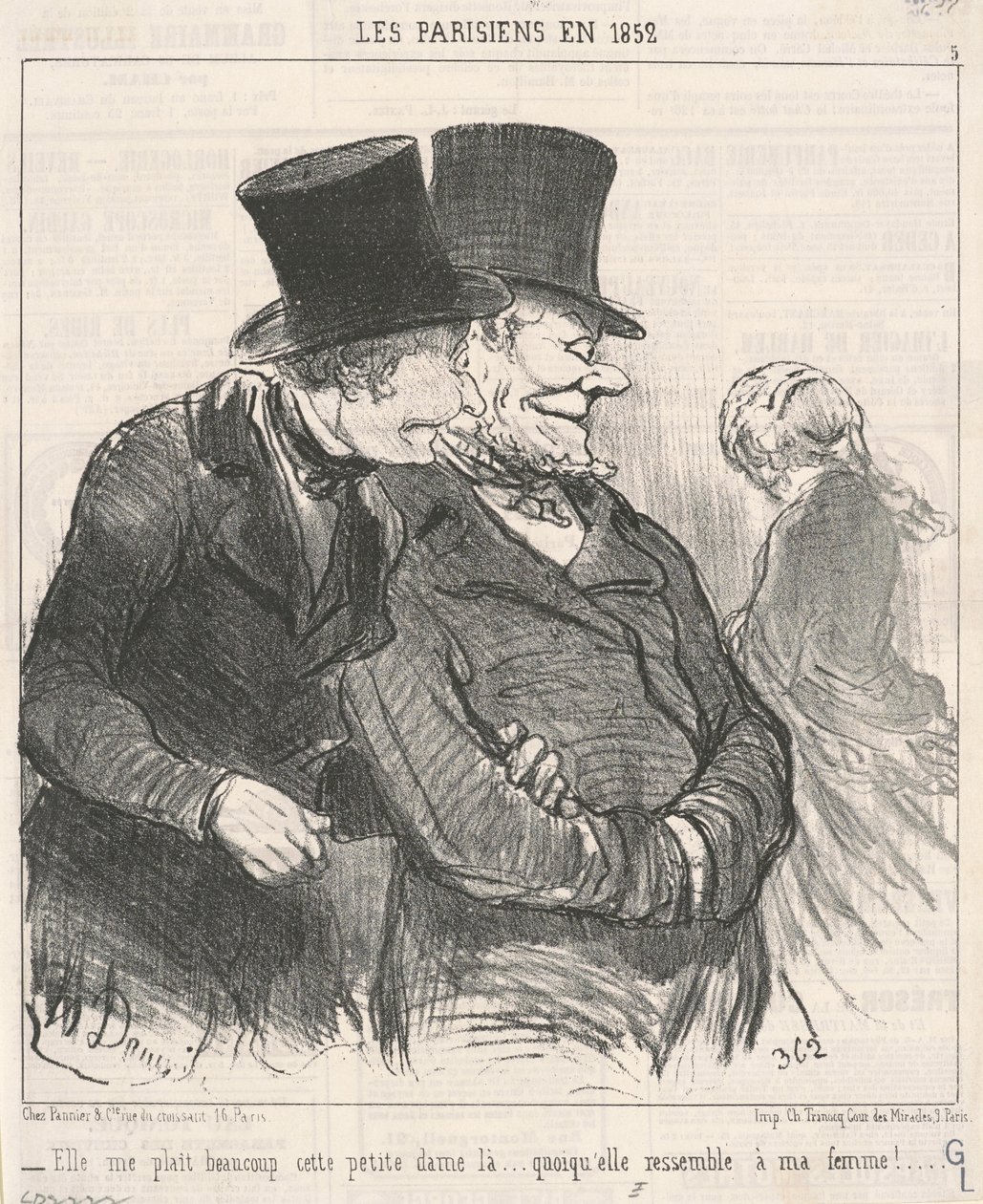 Hij bevalt me erg... door Honoré Daumier