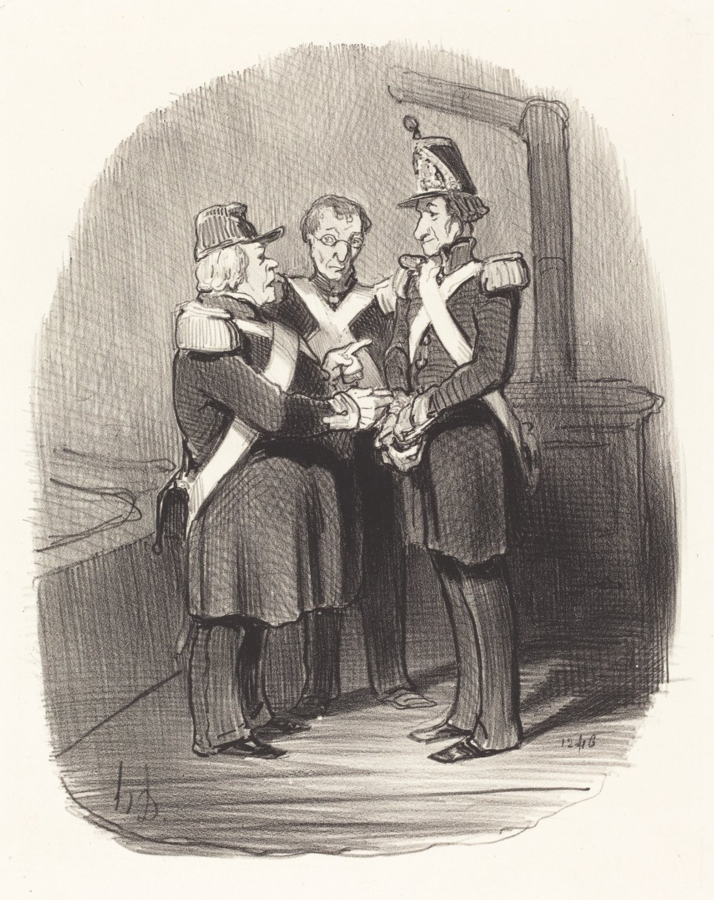 Leg mij dan uit, meneer Badoulard... door Honoré Daumier