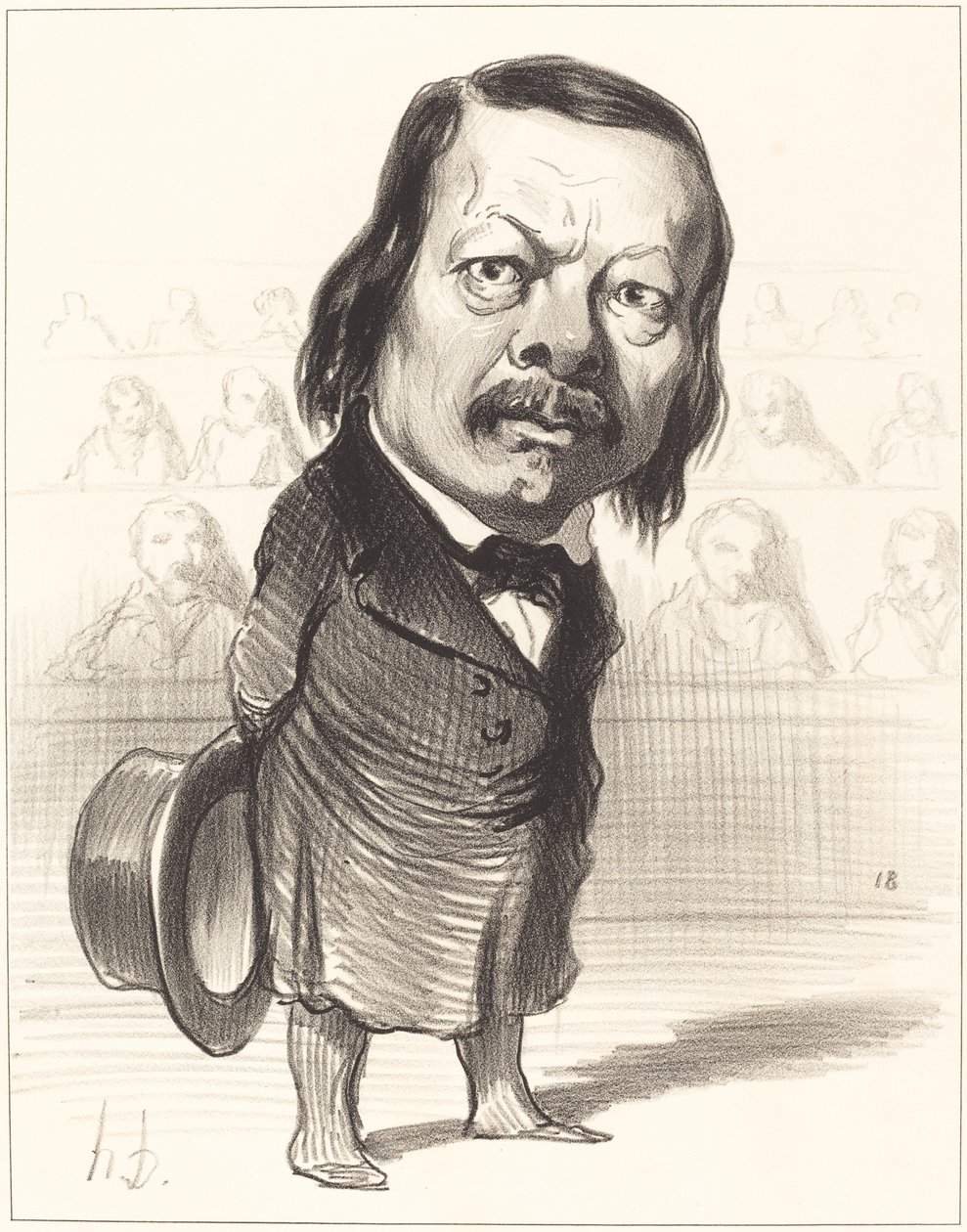 Ferdinand Flocon door Honoré Daumier