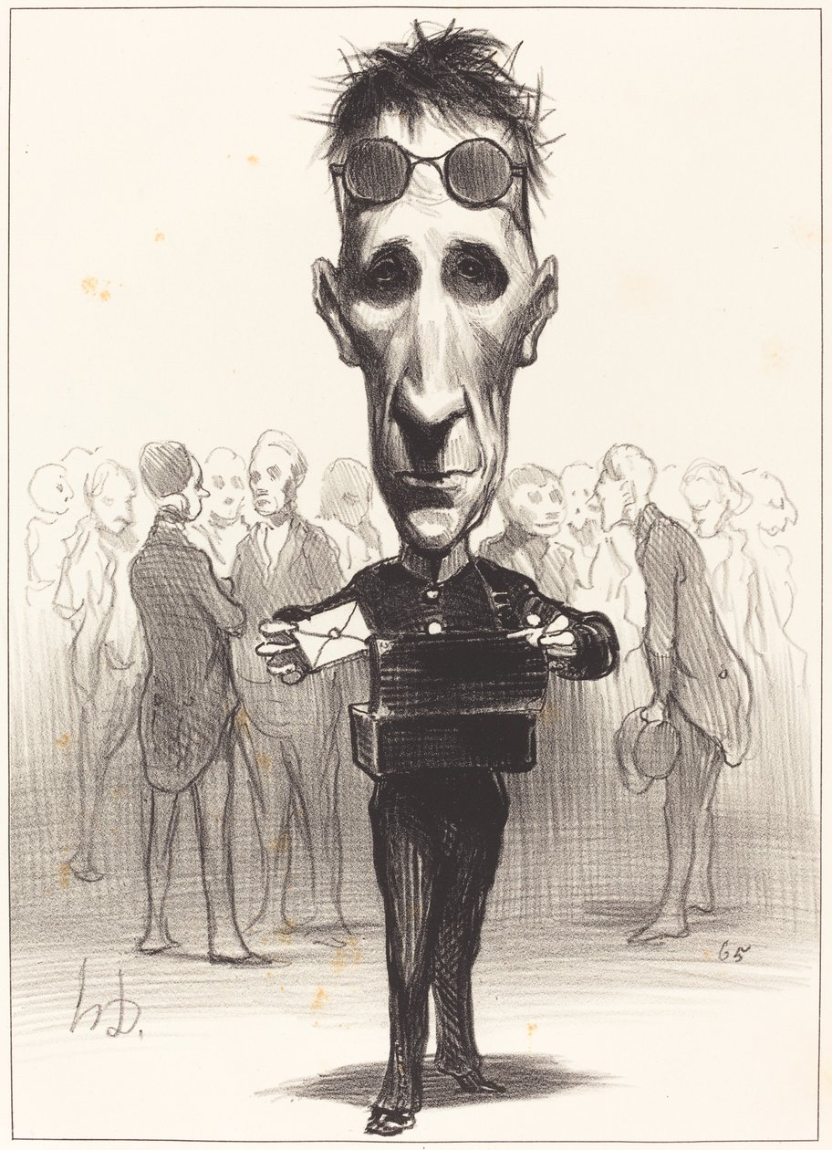 Félix Saint-Priest door Honoré Daumier