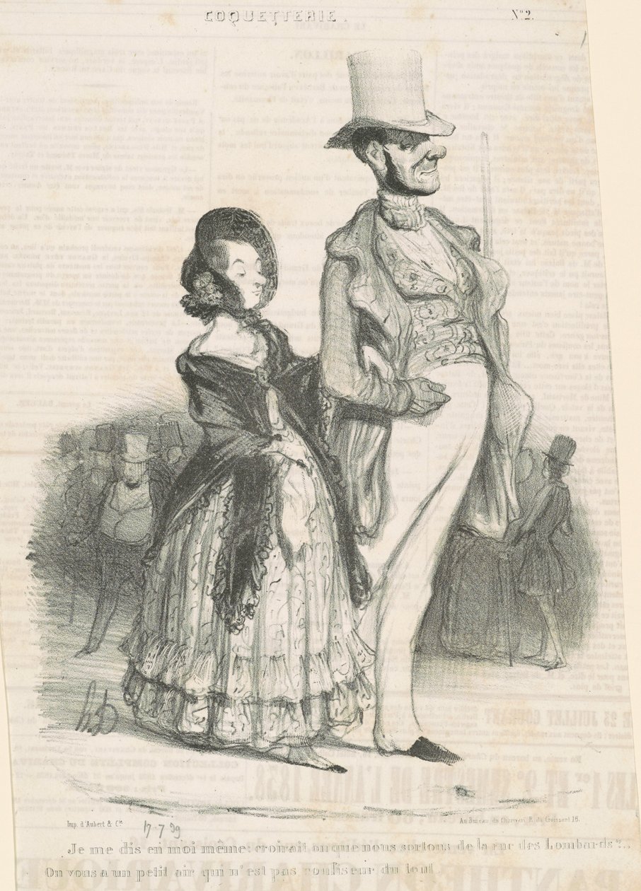 Ik zeg tegen mezelf door Honoré Daumier