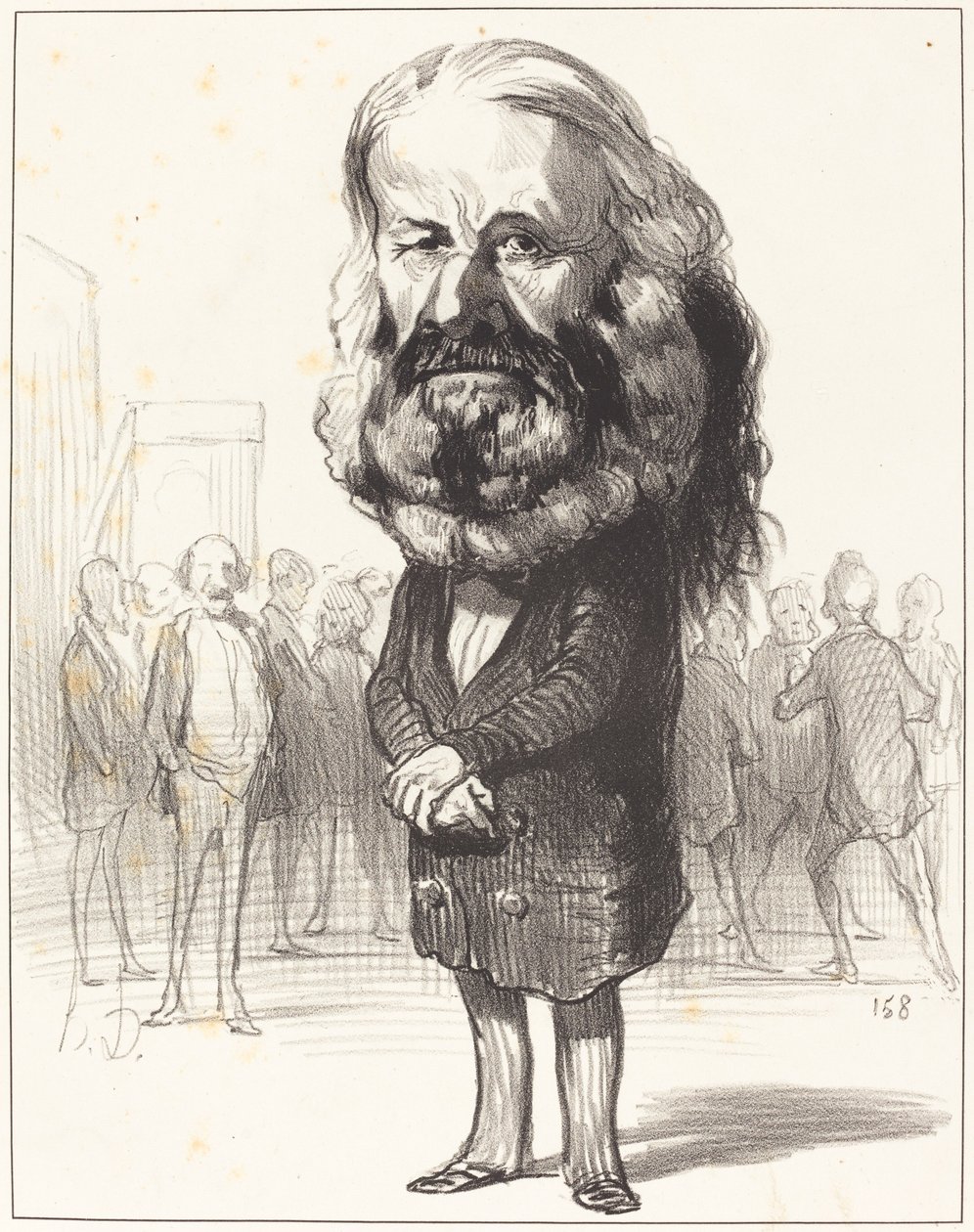 Jos. Ant. Ronjac door Honoré Daumier