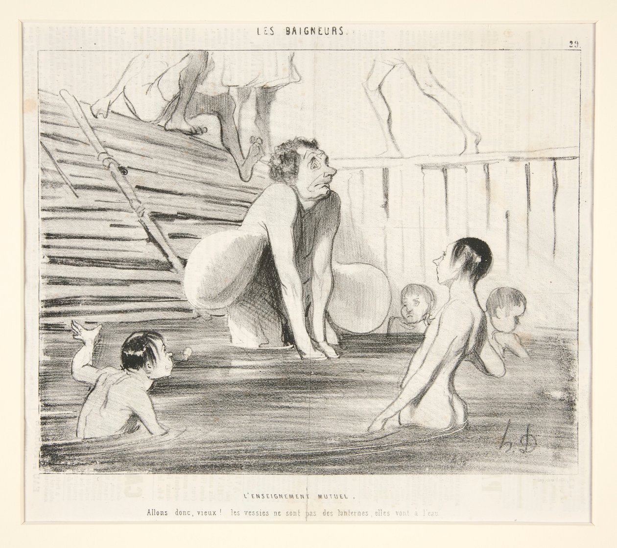 L door Honoré Daumier