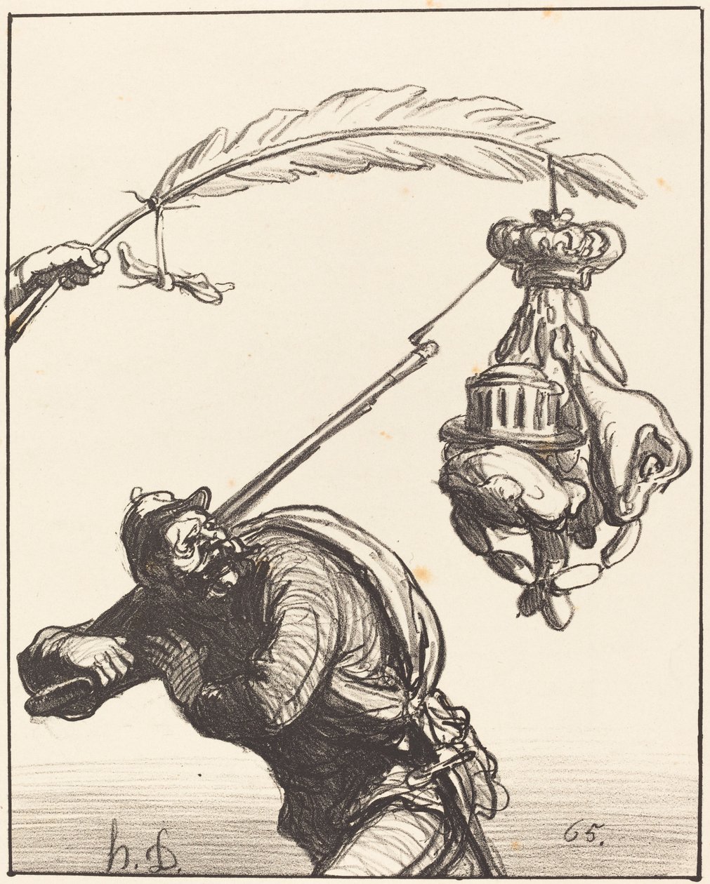 Vrede tegen elke prijs door Honoré Daumier
