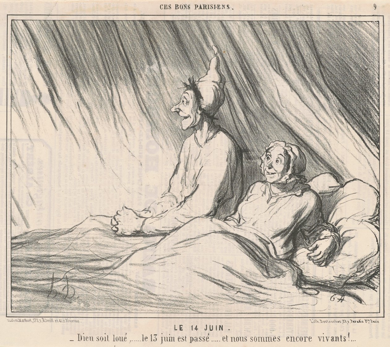 14 juni door Honoré Daumier