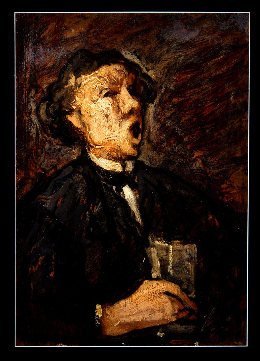 Le Bureur Chantant door Honoré Daumier