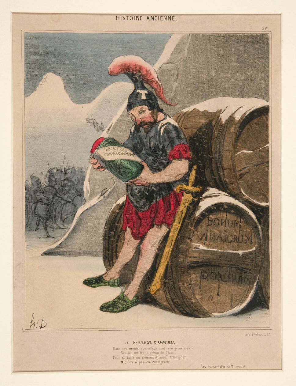 Le Passage d door Honoré Daumier