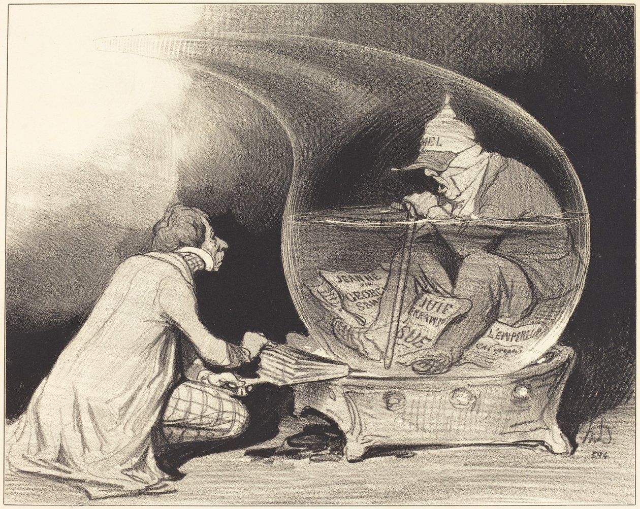 Le Rajeunissement du Constitutionnel door Honoré Daumier