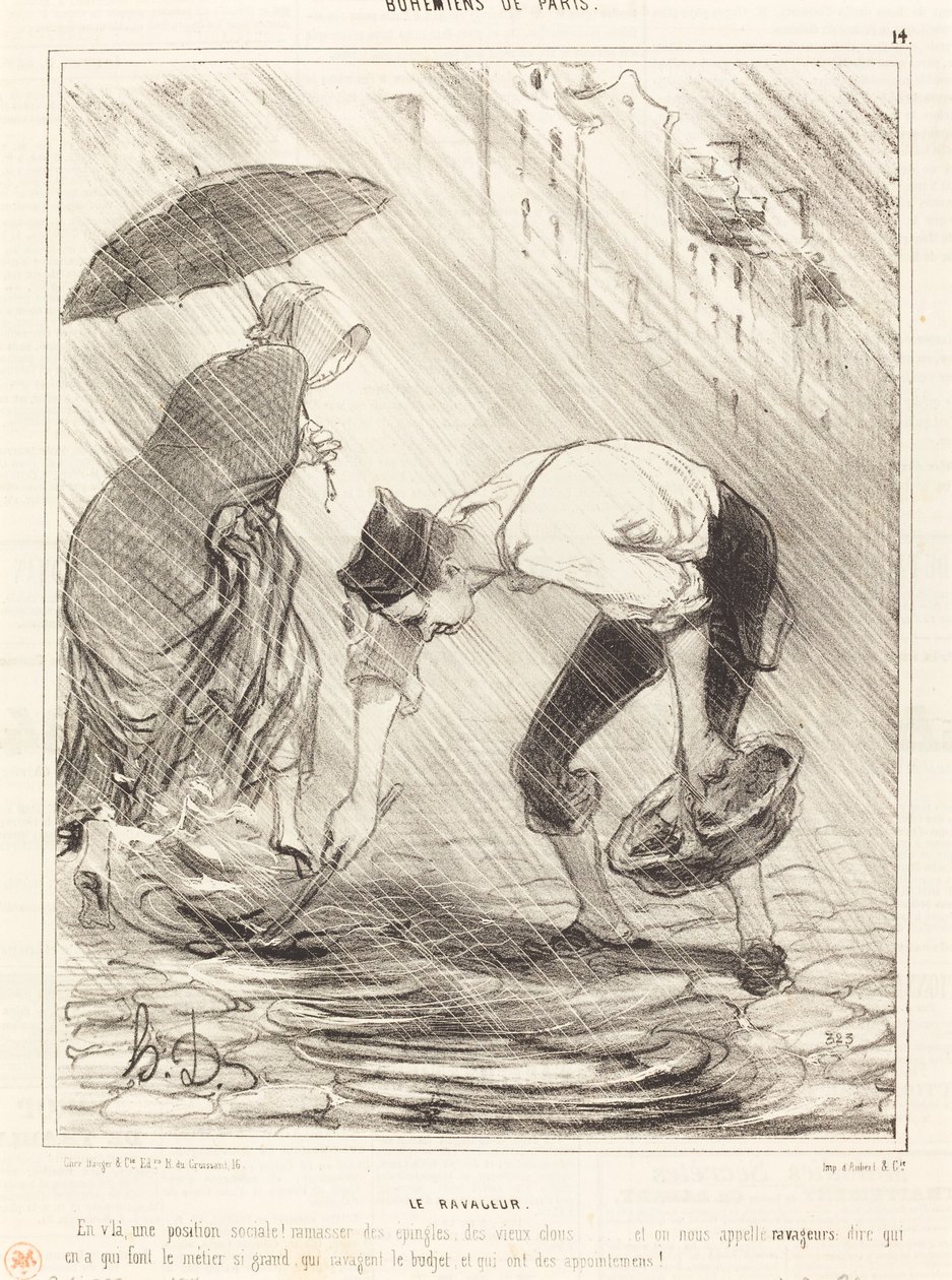 De verwoester door Honoré Daumier