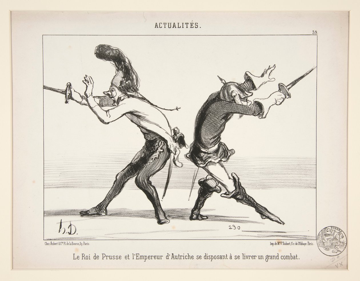Le Roi de Prusse et l door Honoré Daumier