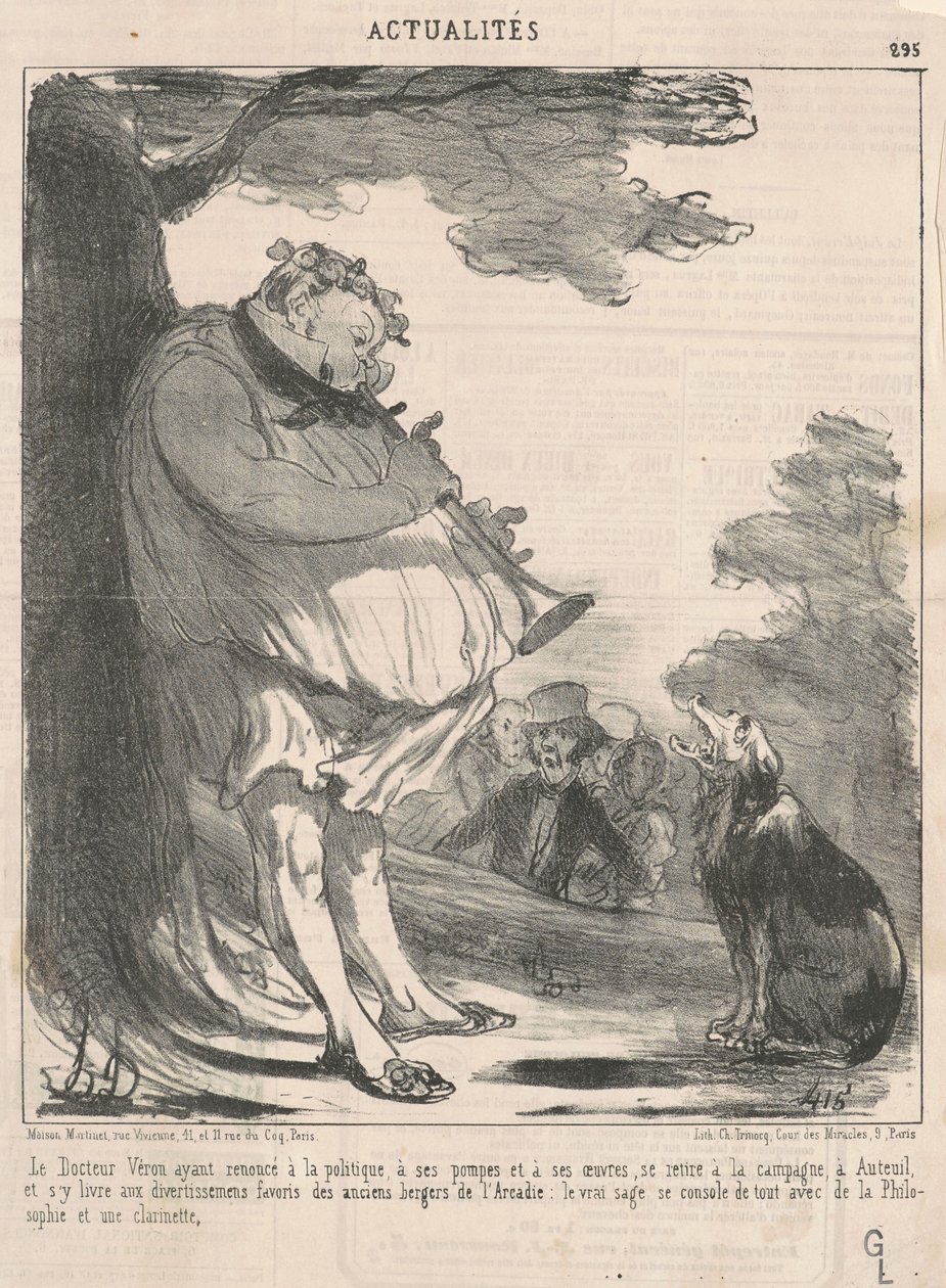Dokter Véron... in Auteuil... door Honoré Daumier