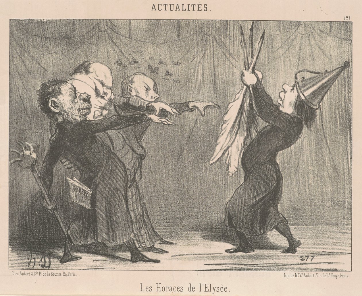 De keizer Soulouque door Honoré Daumier