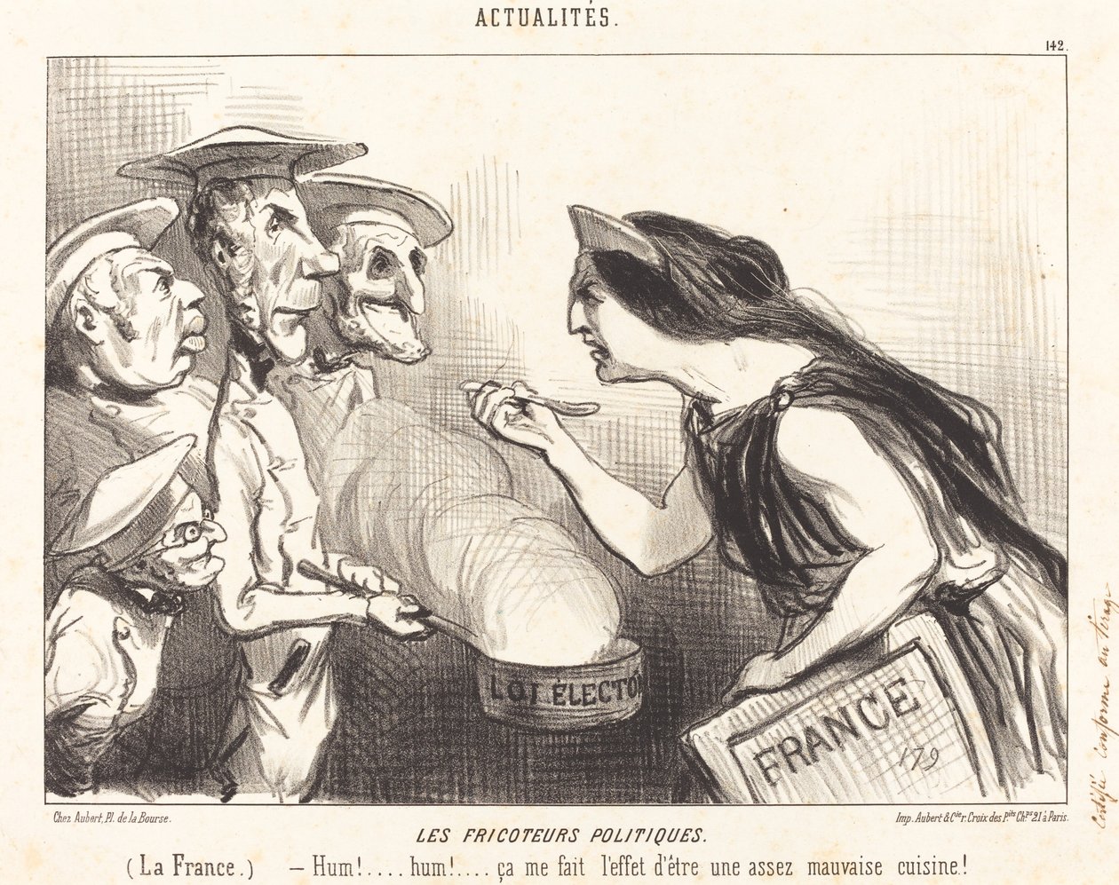 De Politieke Intriganten door Honoré Daumier