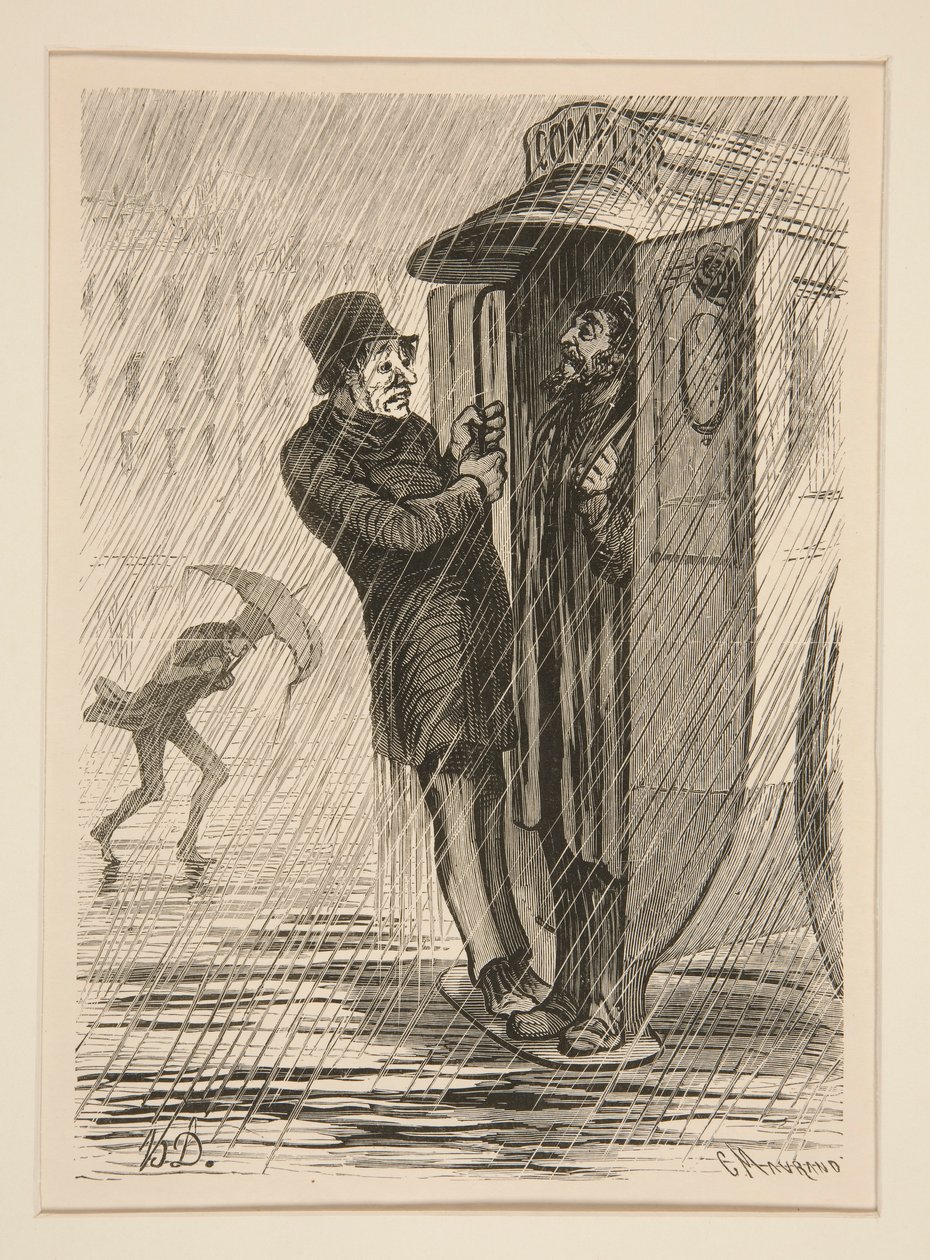 Les Omnibus - complet!!! door Honoré Daumier
