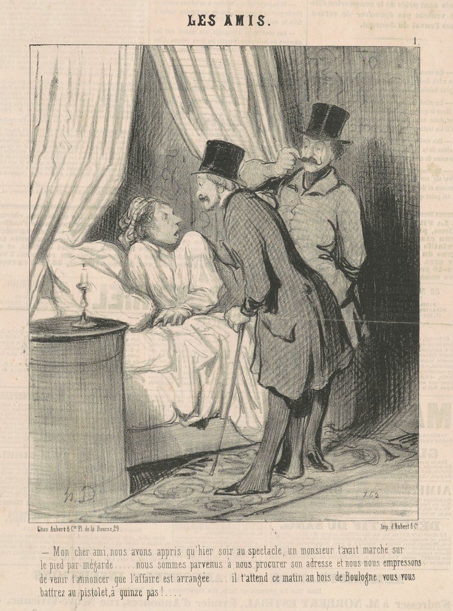 Mijn beste vriend, we hebben gehoord... door Honoré Daumier
