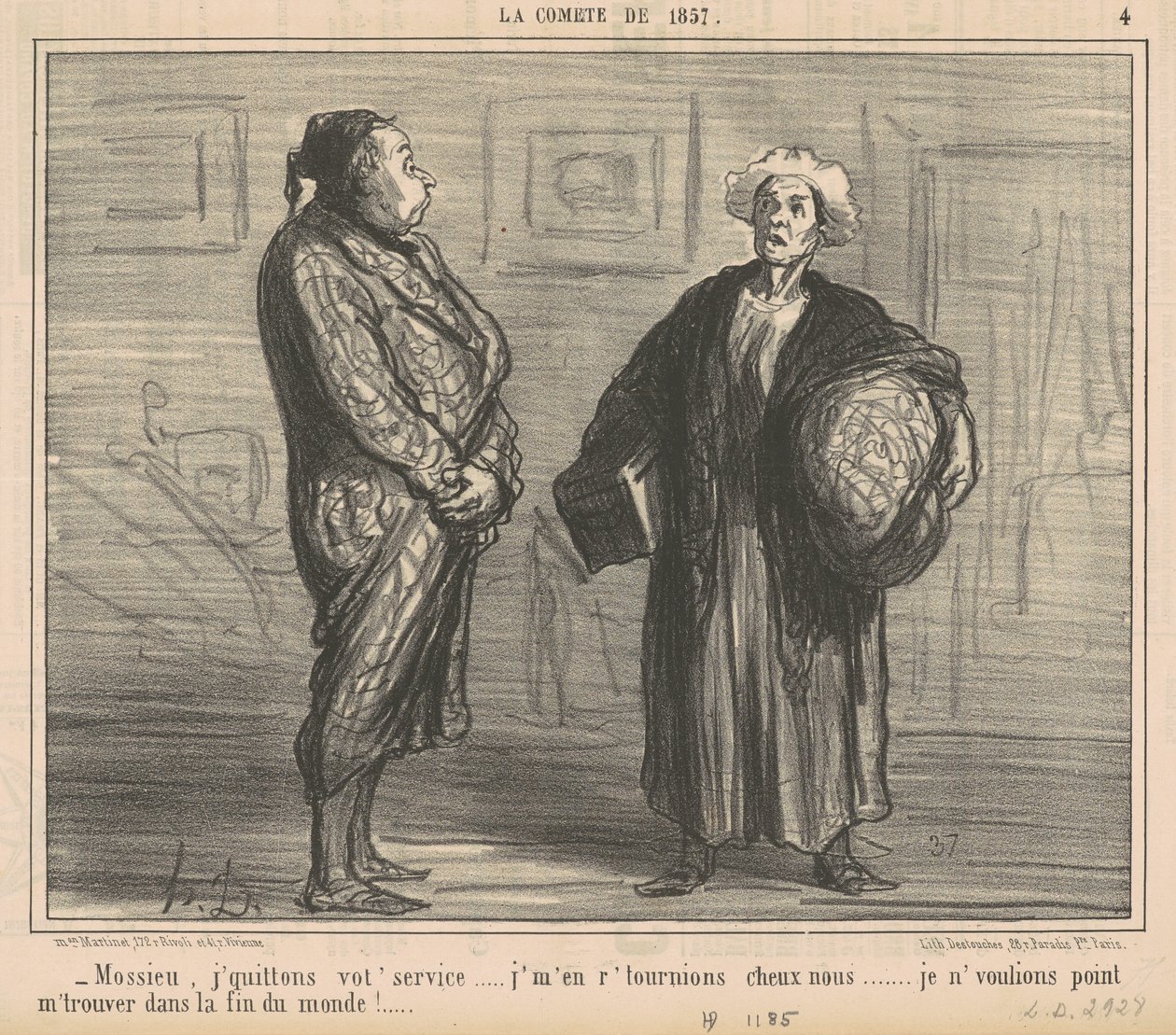 Mossieu, ik verlaat uw dienst... door Honoré Daumier