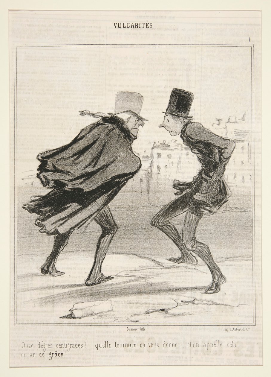 Onze Degres Centigrades! door Honoré Daumier