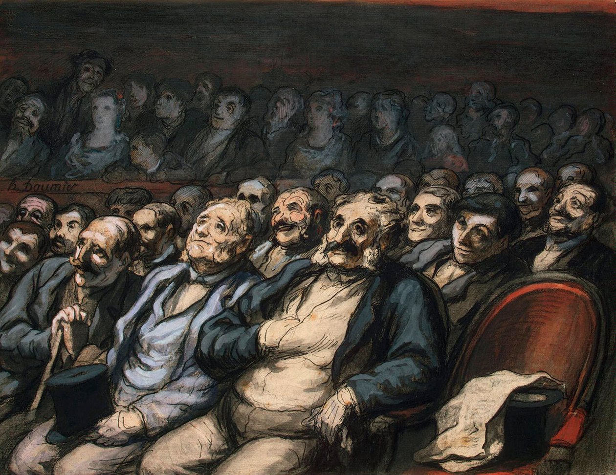 Orkeststoel door Honoré Daumier