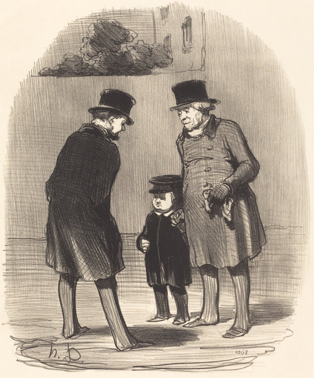 Ja, meneer Chapuzot... door Honoré Daumier